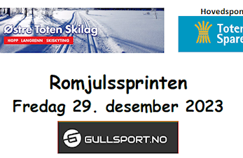 Start- og innskytingsliste Romjulssprinten 29. desember