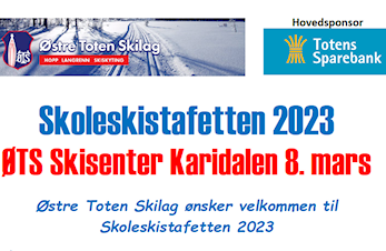 Skoleskistafetten 8. mars 2023