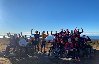 Familiesamling på Rustad Fjellstue