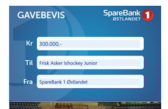 Holdt nesten på å dette av stolen, da banken ringte.