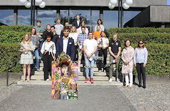 Dommertalent Theo Schrader Roander fikk idrettstipend på kr 10 000.