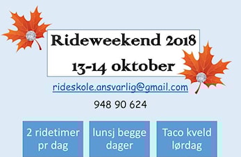 Rideweekend 2018
