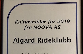 Tusen takk til NOOVA for kulturmidler