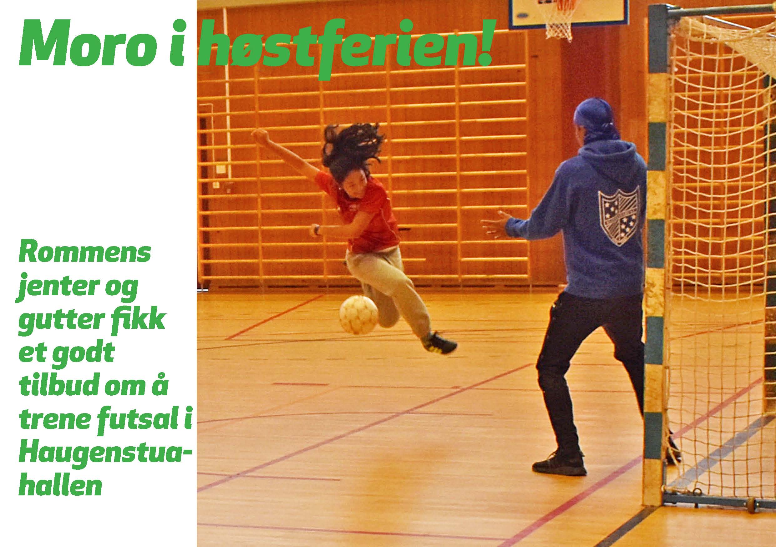 Futsaltrening i høstferien