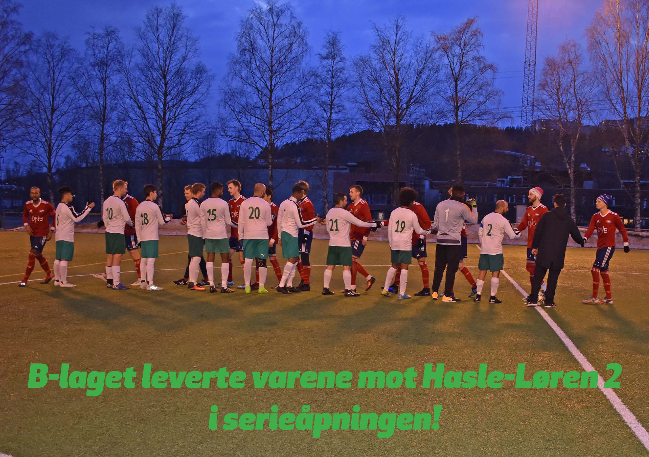 God start for B-laget