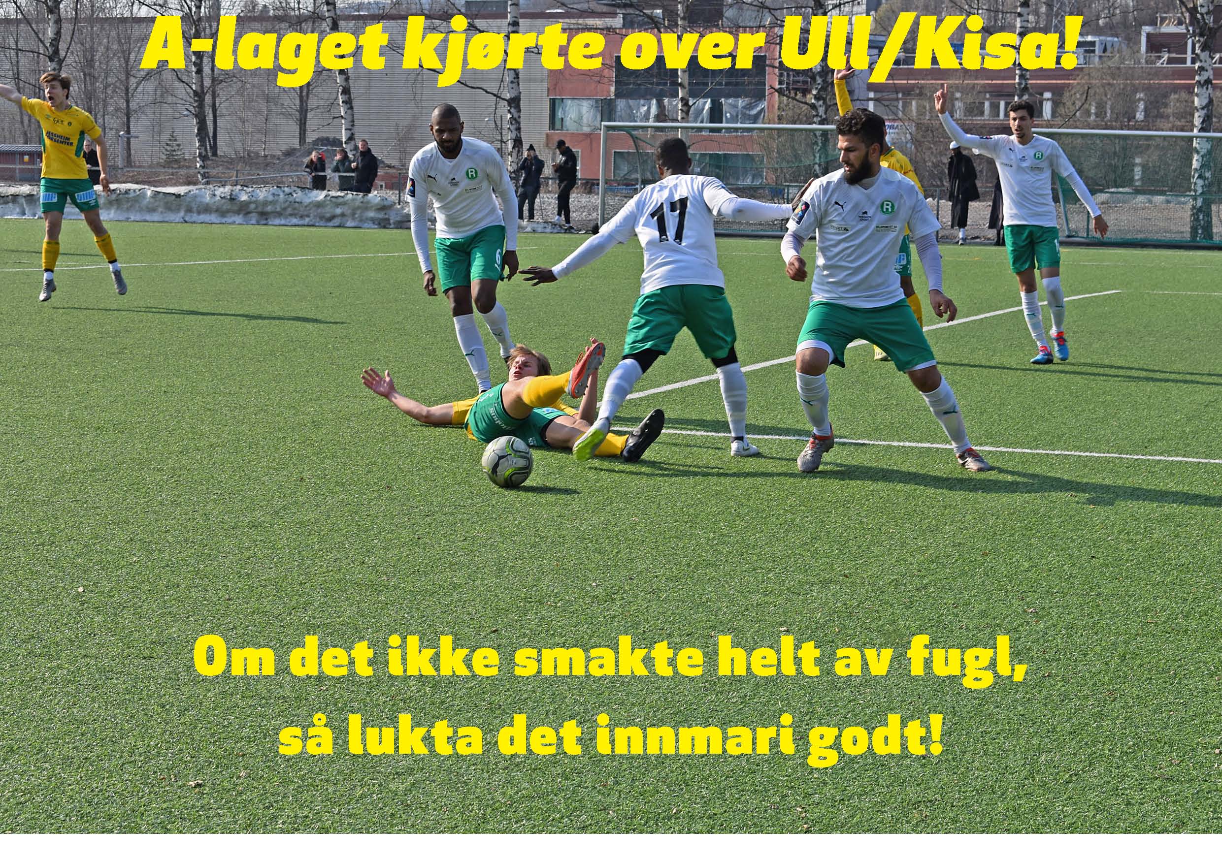 A-laget har riktig kurs