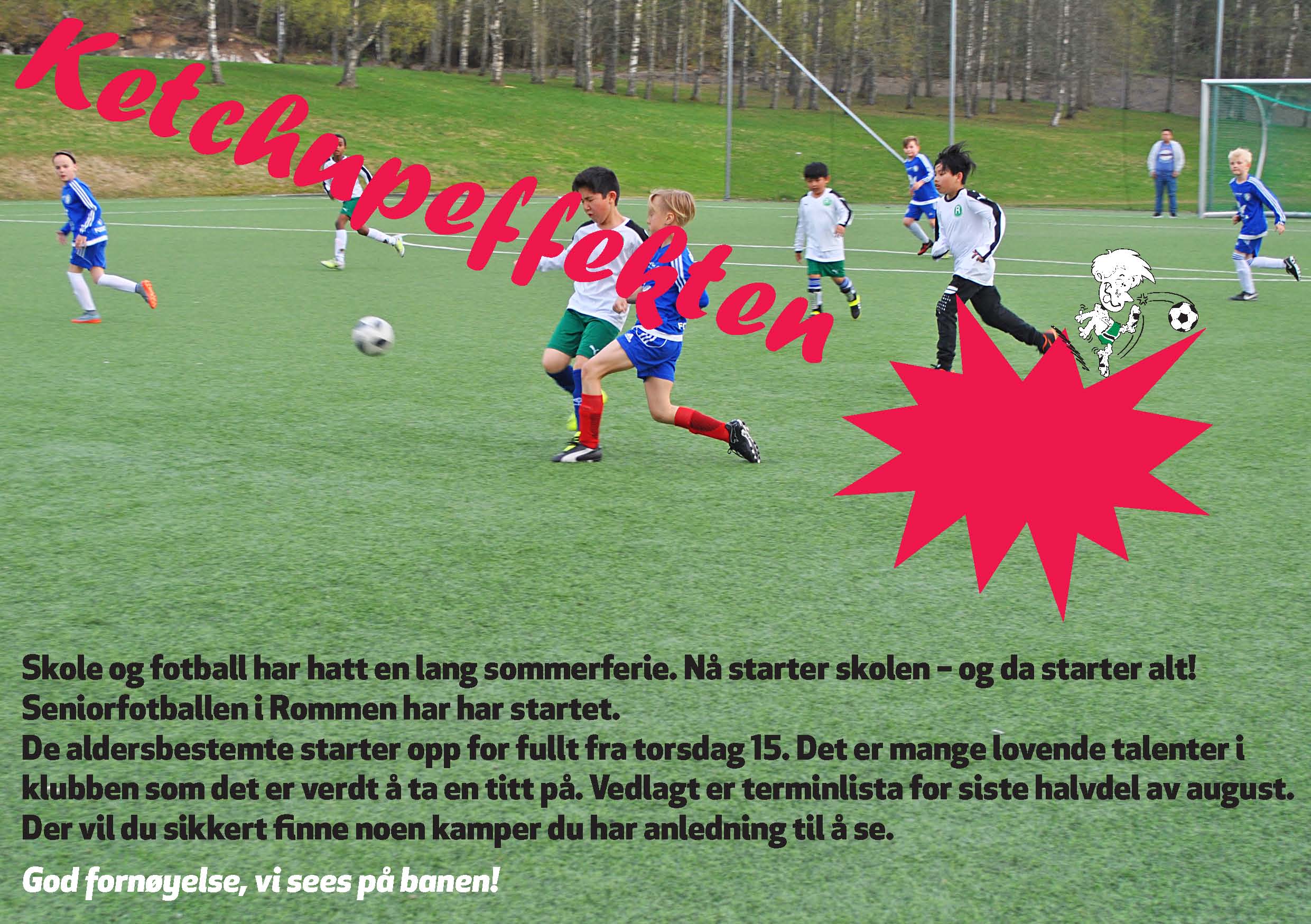 Høstsesongen starter også for aldersbestemte klasser