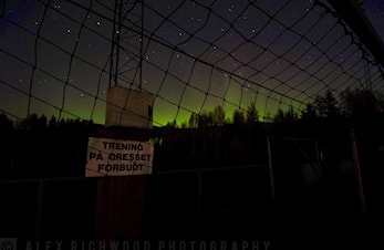 Nordlys over Slettmoen