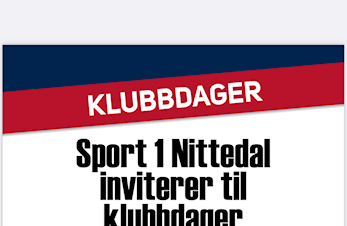 Klubbdager 7-8.november, Sport 1 Nittedal