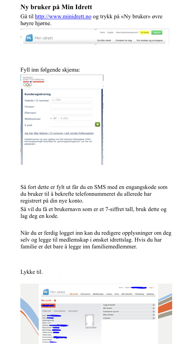 Hvordan bli medlem i Skaun IL