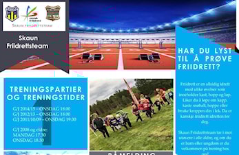 Friidretten starter opp utetreningene