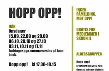 Nå starter Hopp-Opp!