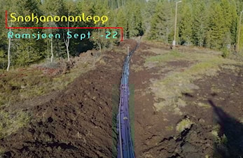 Video av dugnadsarbeidet på Ramsjøen arena