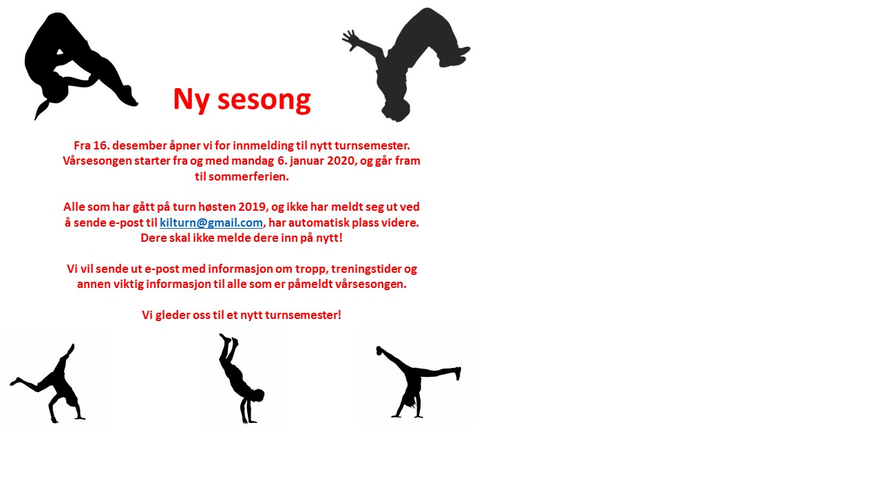 Innmelding til ny sesong
