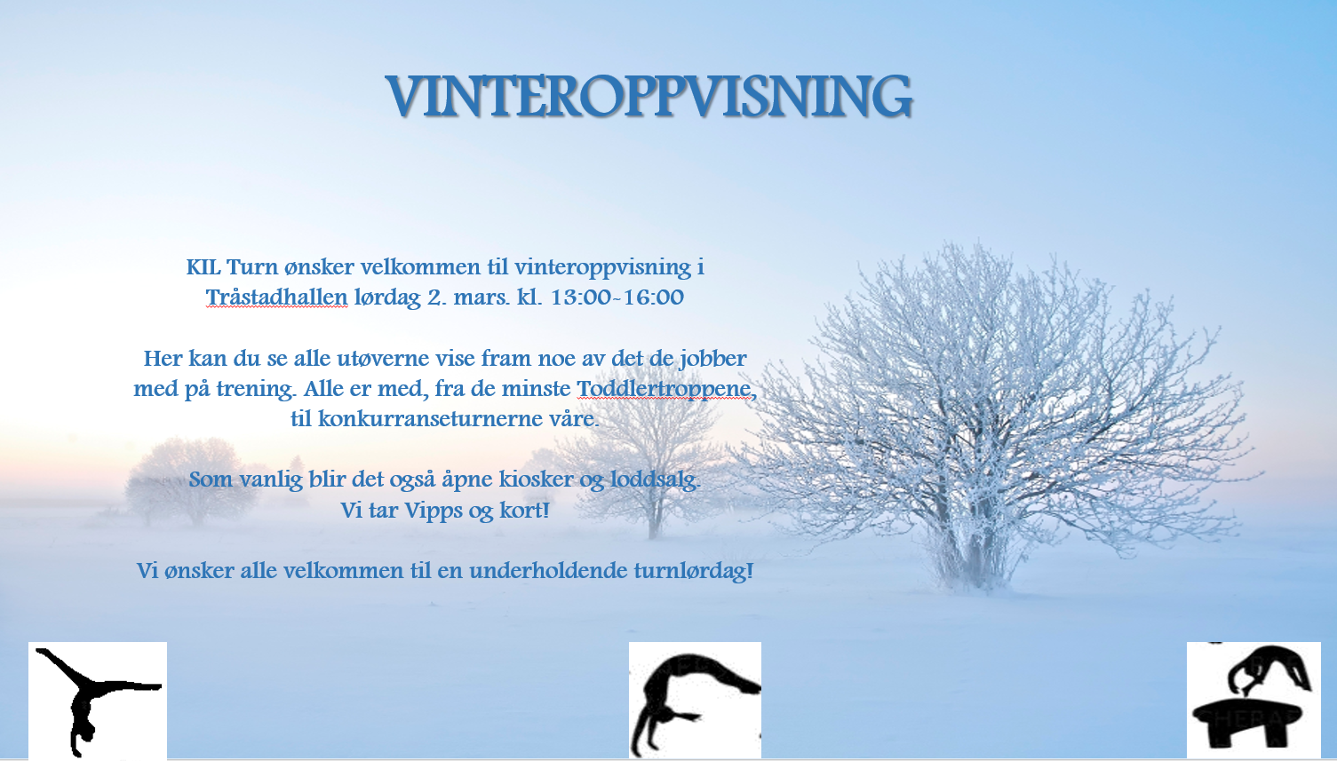 Velkommen til vinteroppvisning