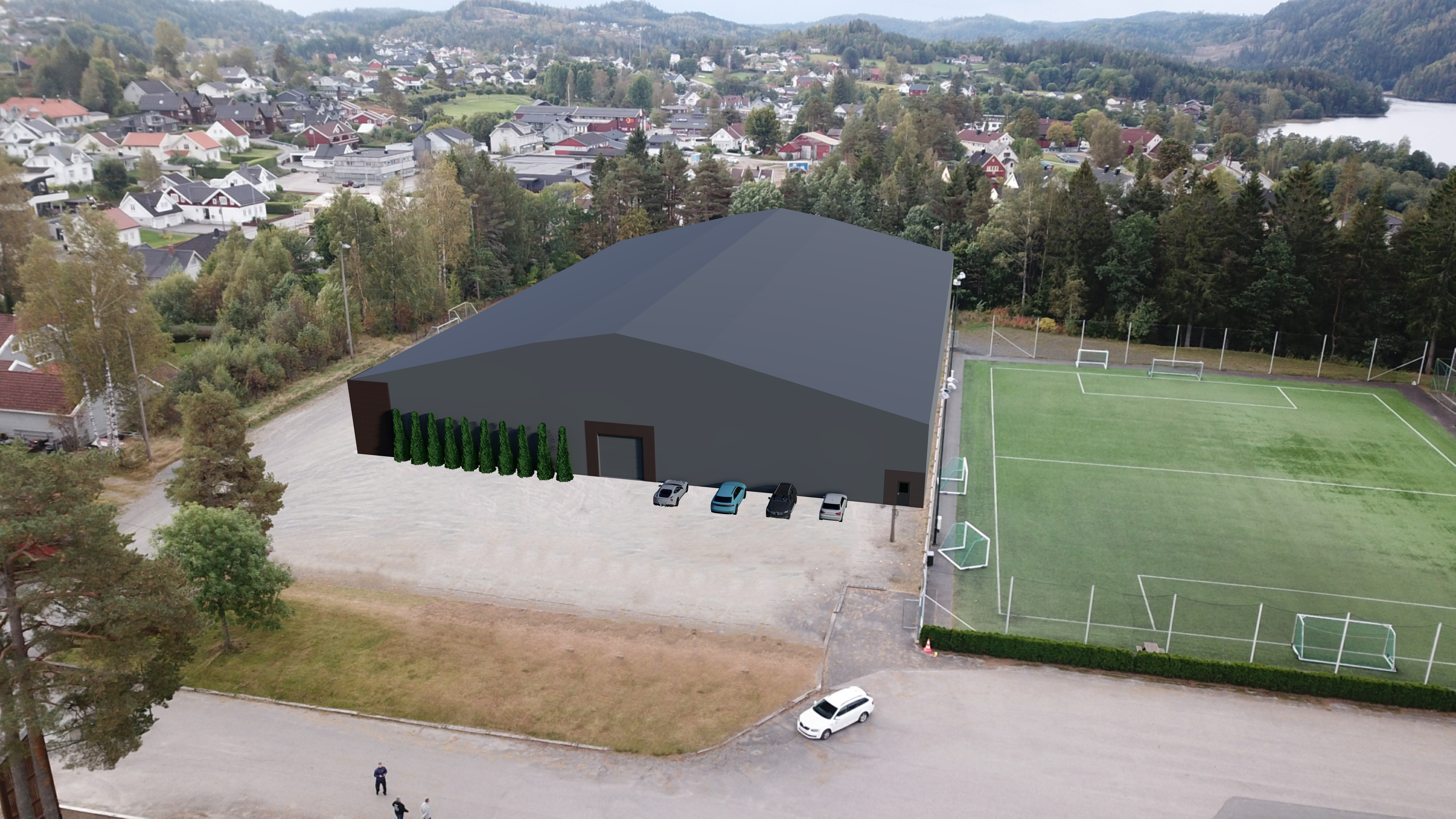 Endelig blir det kunstgresshall i Birkenesparken!