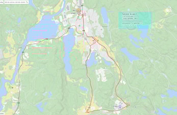 TVEIDE RUNDT LØYPA - SE FARGEKART