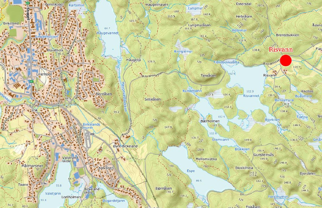 Treningsløp fra Risvann 3. september