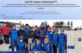 Lyst til å prøve!!?? Skiskytterskole 28 august - 4 og 11 september 2019 kl 17:30-19:00