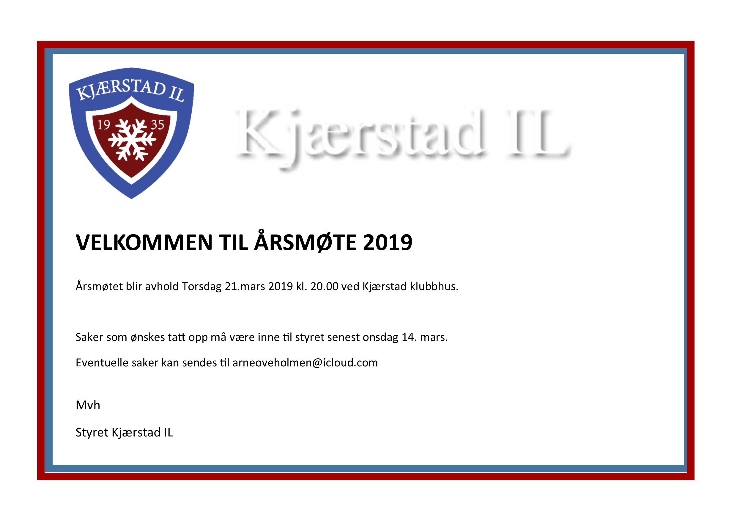 Årsmøte 2019