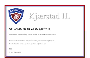 Årsmøte 2019