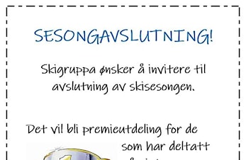 Velkommen til sesongavslutning!
