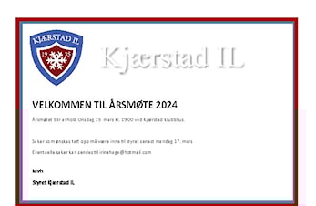 Årsmøte