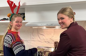 Hyggelig samling med høy stemning