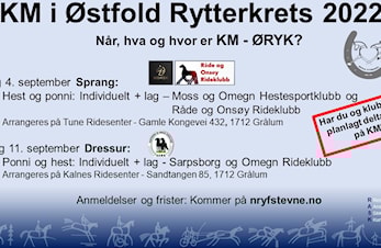 Det nærmer seg kretsmesterskap!