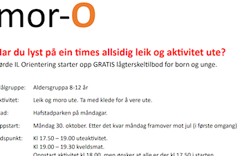 Leik og moro i Hafstadparken
