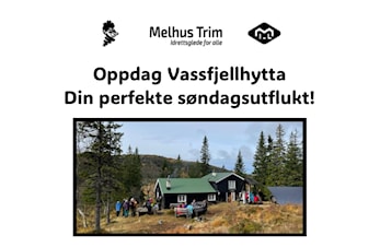 Åpningstidene for Vassfjellhytta høsten 2024