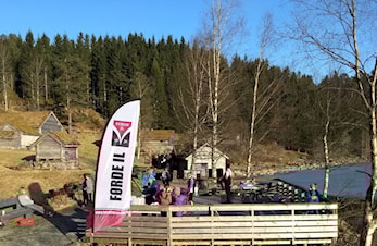 Nærløp onsdag 20. april i Movika