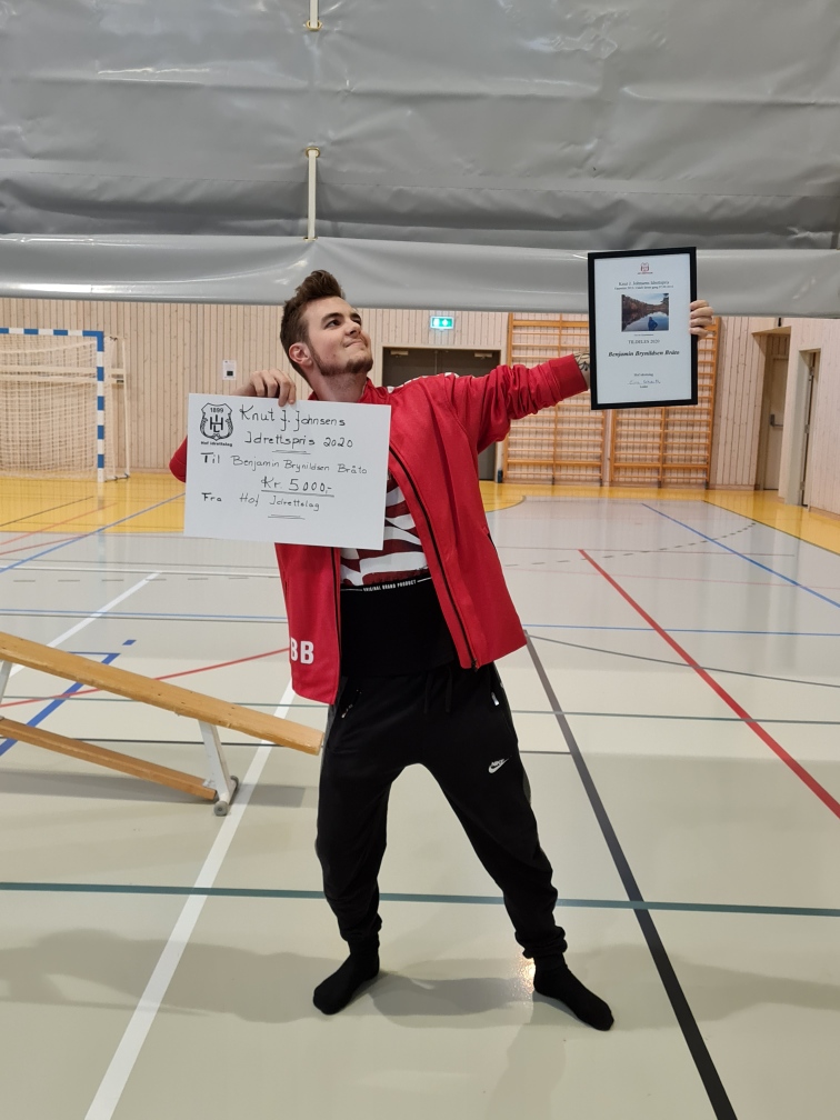 Utdeling av Knut J. Johnsens idrettspris