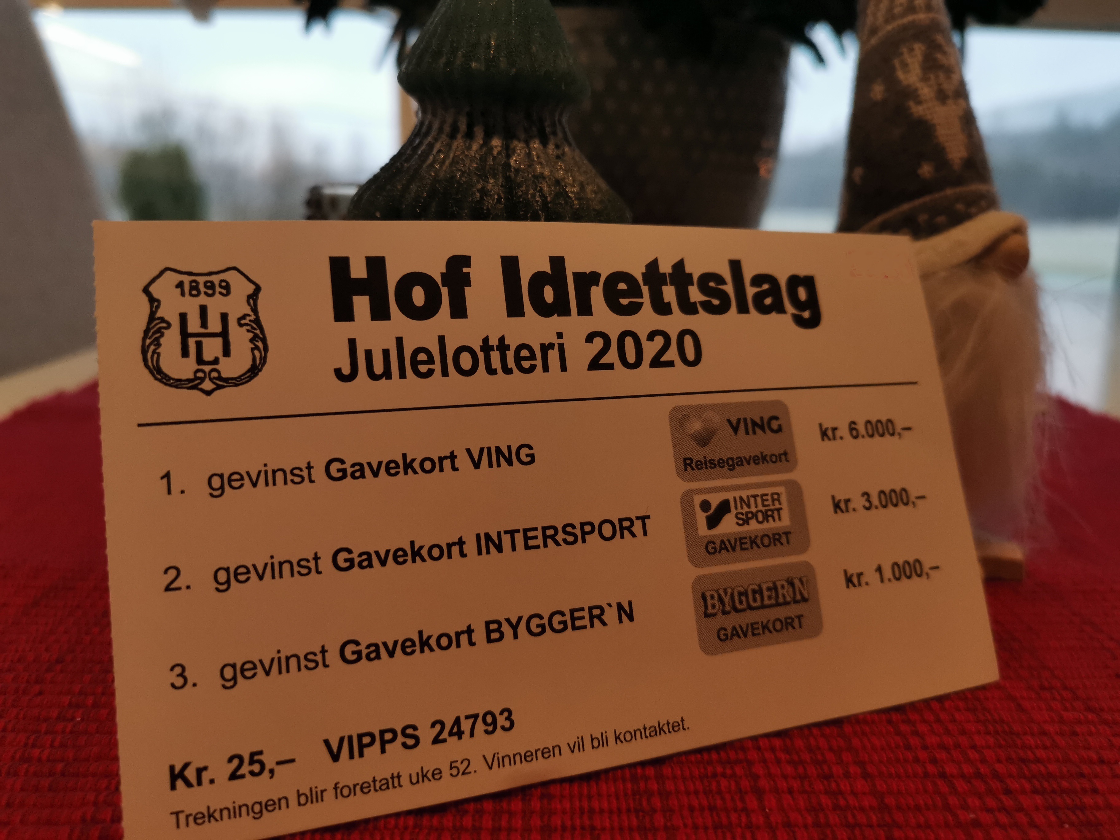 Trekning - Julelotteri