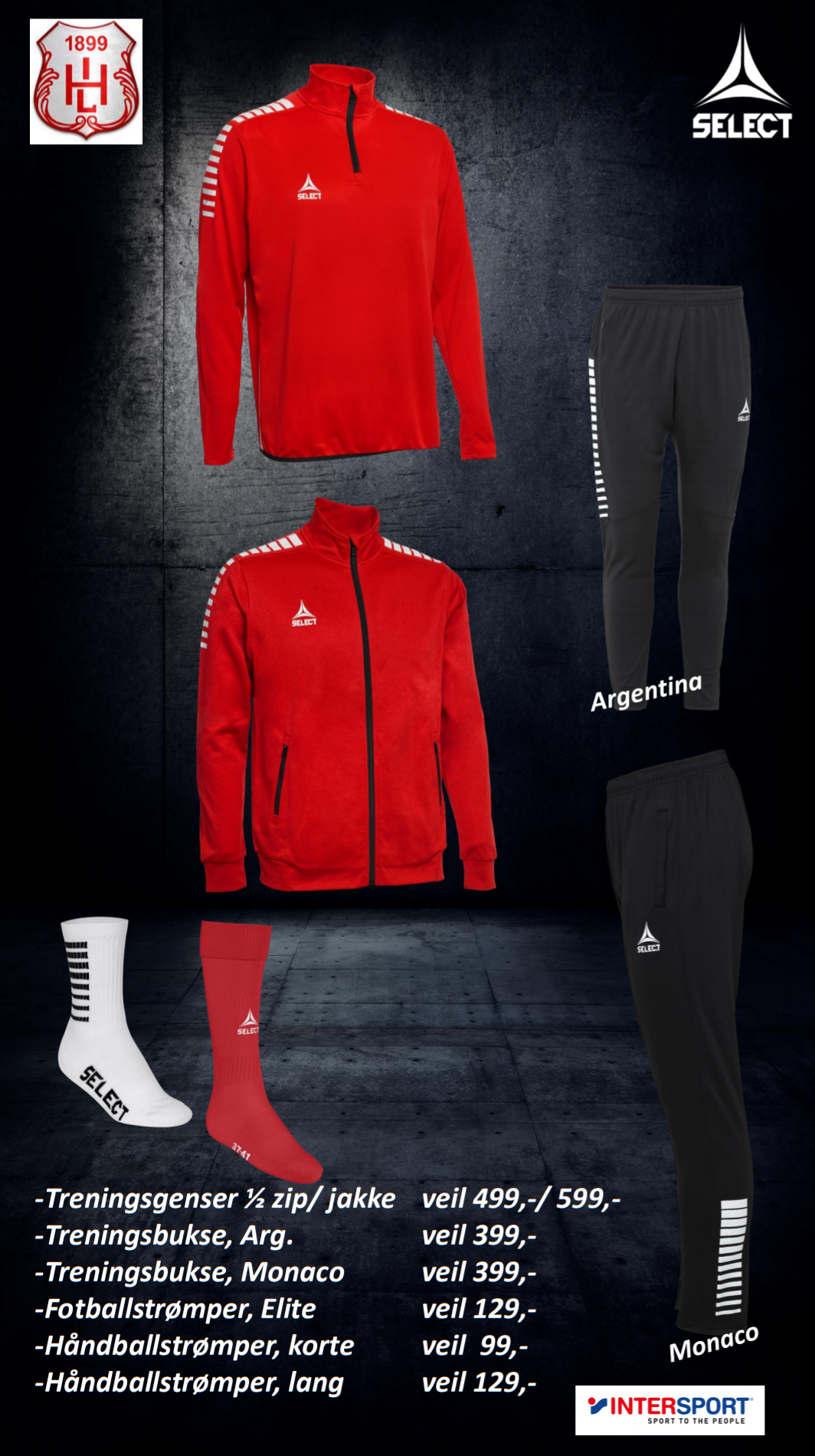 Klubbtøy fra Intersport Holmestrand