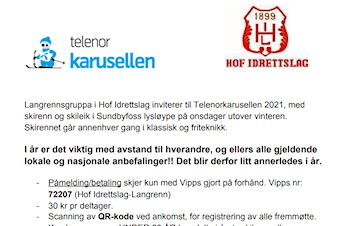 Velkommen til skirenn og skileik!