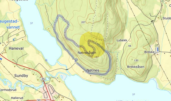 Image for Endret merking på Nøtnesåsen