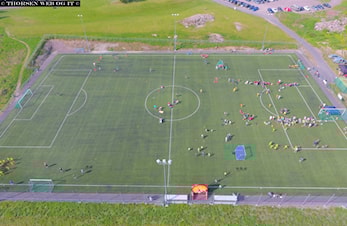 Full fart på banen her i Hof