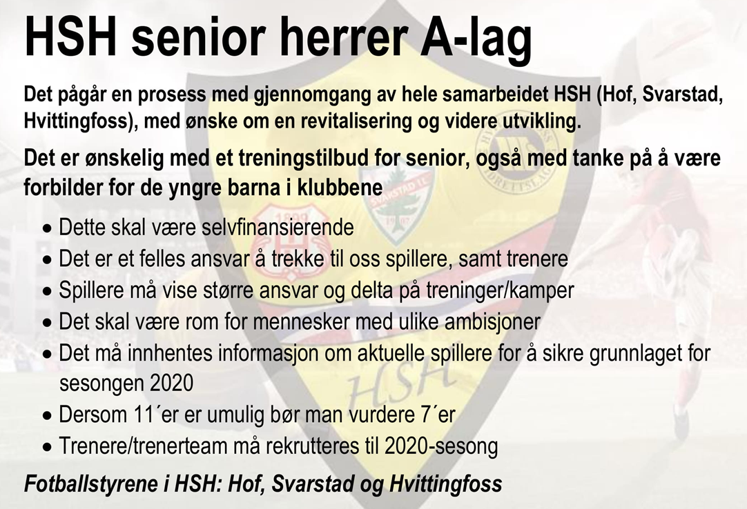 HSH senior herrer A-lag