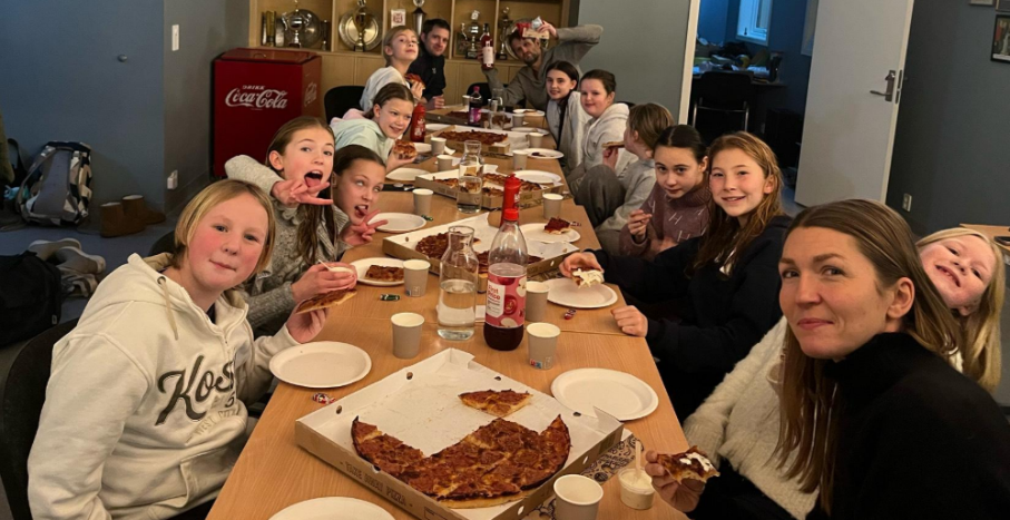 Badstue etterfulgt av bading i 4 grader!