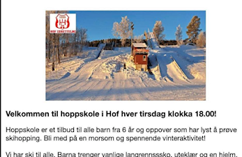 Hoppskole tirsdag 27.02