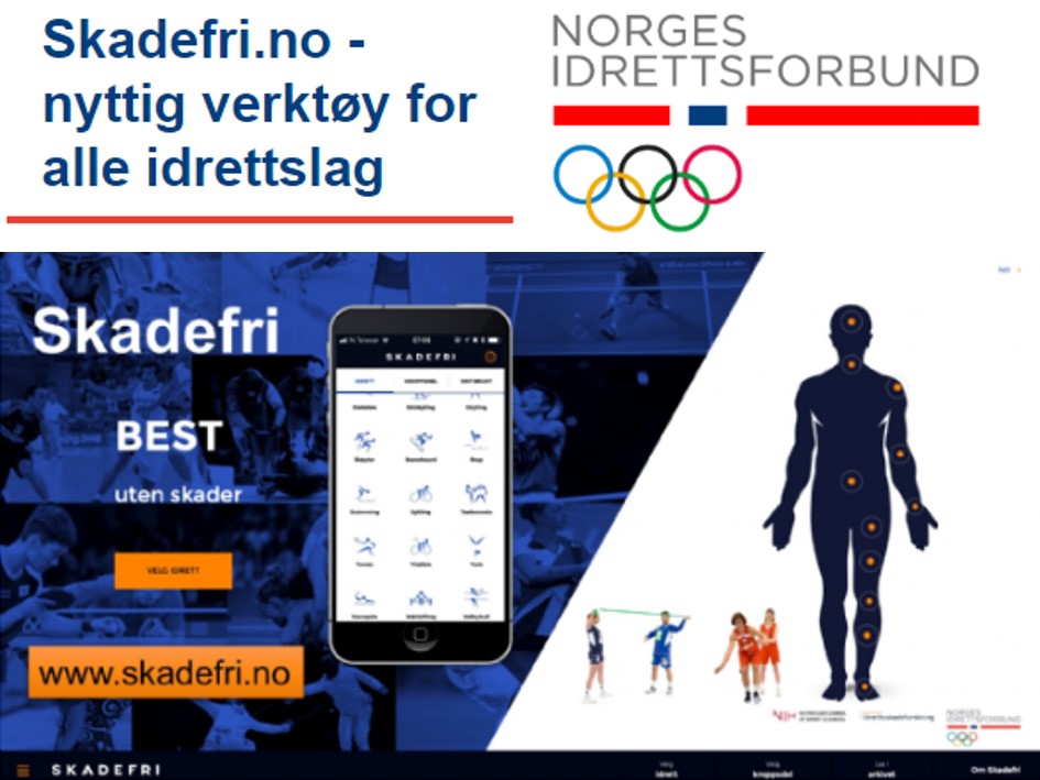 Skadefri.no – en ressurs for alle trenere og utøvere i norsk idrett