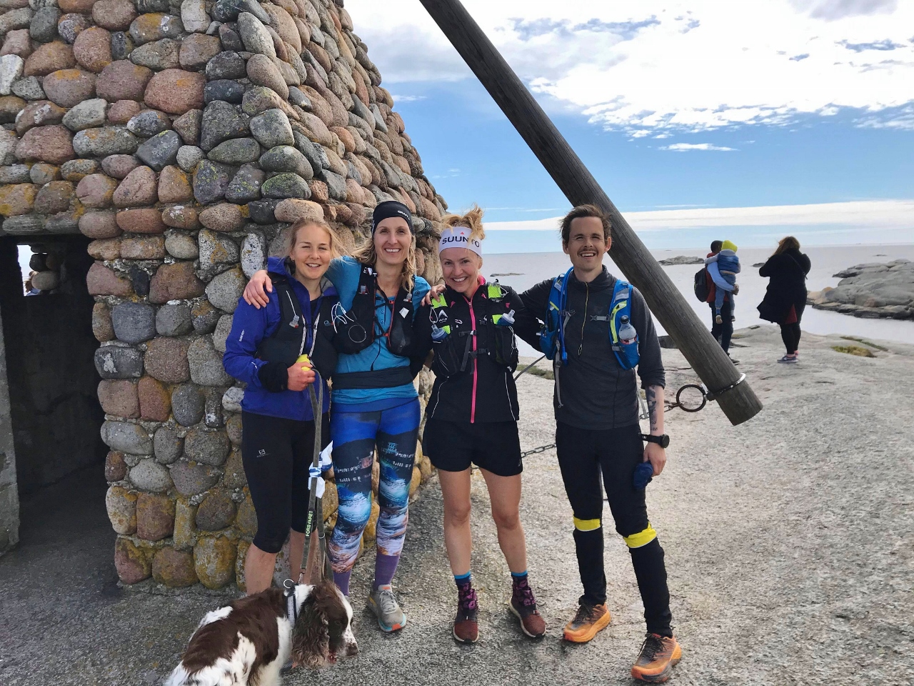Henriette, Liss, Therese og Magnus løp Oslo-Verdens Ende som treningstur