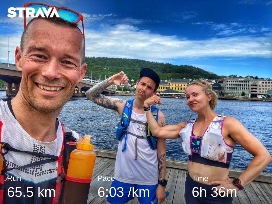 Ultratrio viste muskler langs Oslofjorden.