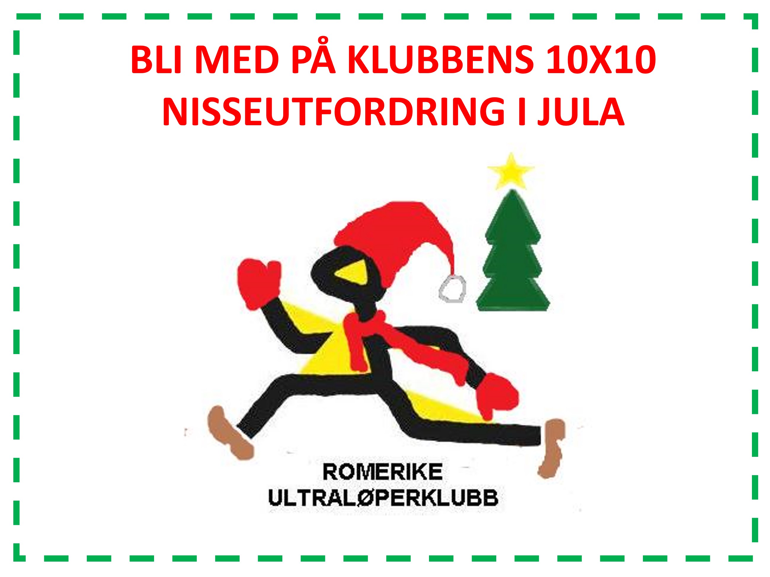 Bli med på klubbens 10x10 nisseutfordring i jula