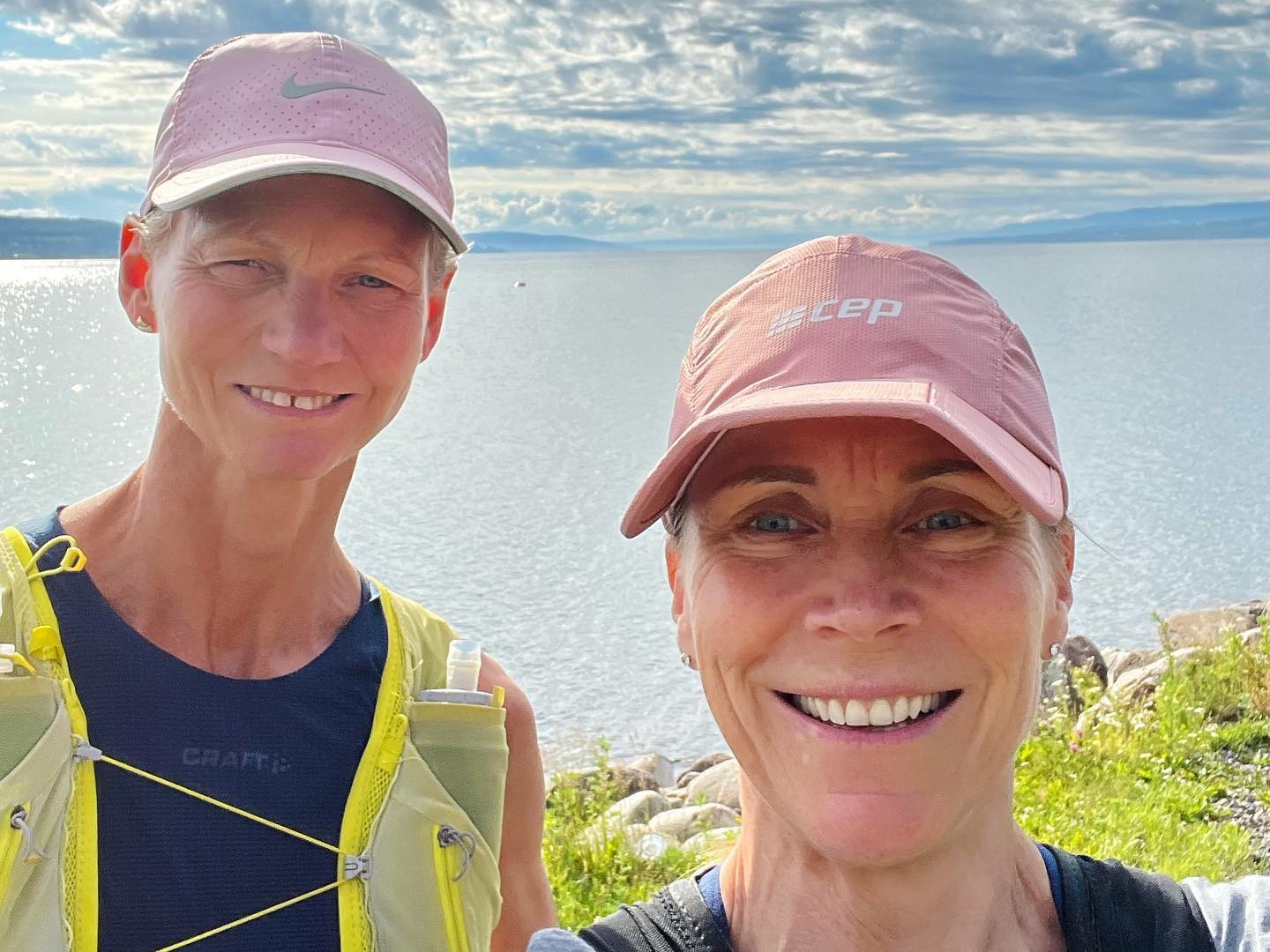 Janne og Line løp Mjøsa rundt (243 km) på tre dager