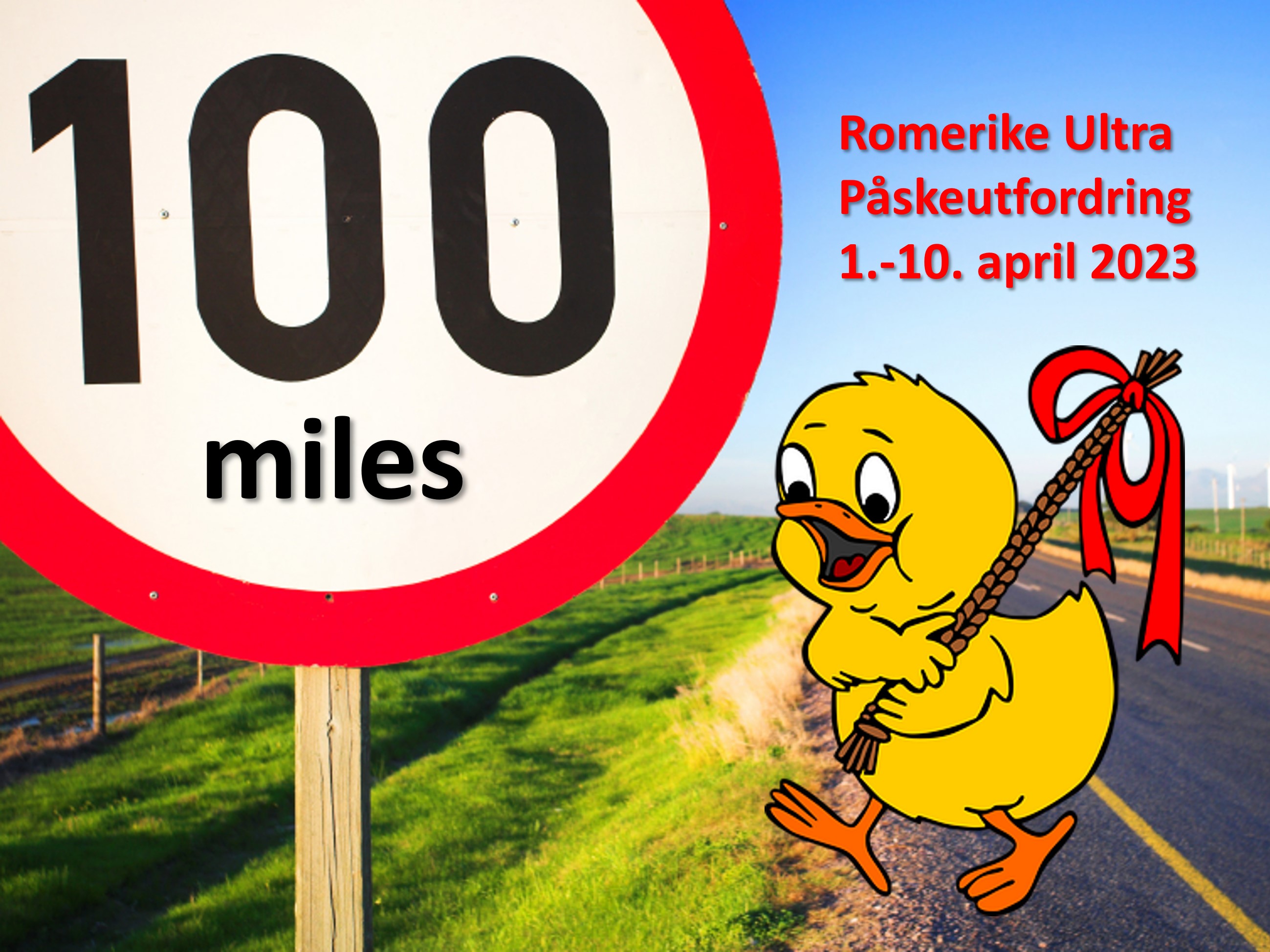 Bli med på klubbens 100 miles påskeutfordring også i år