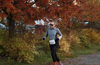 Ida Slorafoss på 12. plass på Hamar Backyard Ultra. Raskest totaltid av kvinner (3 totalt)