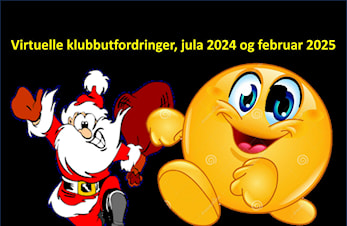 Virtuelle klubbutfordringer Julen 2024 og februar 2025