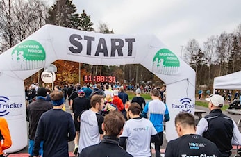 Ellen Bech Spangelid og Bjørn Berger løp Sandefjord Backyard Ultra